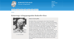 Desktop Screenshot of bonhoeffer-haus-berlin.de